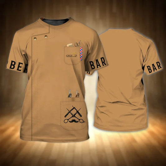 Barber Jorge Sastudio Personalized 3D Shirt