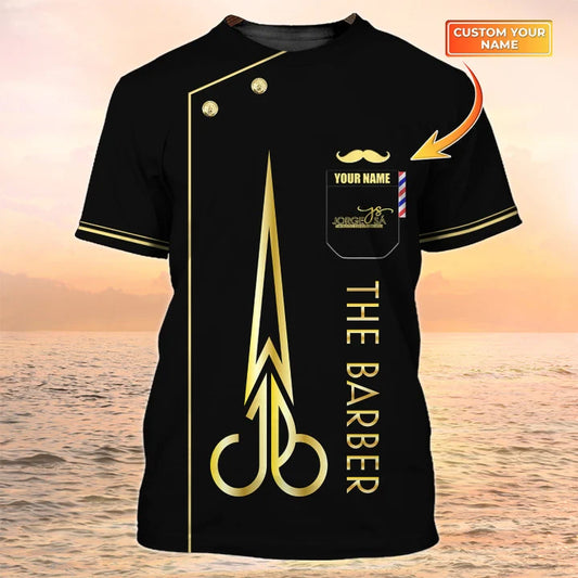 Barber Jorge Sastudio Personalized Name 3D Shirt