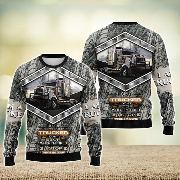 Joycorners I Am A Trucker 3D Full Print Shirts