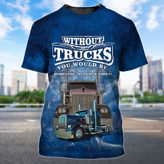 Joycorners Truck Without Trucks 3D Full Print Shirts