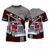 Joycorners Trucker Red 3D Full Print Shirts