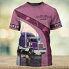 Joycorners Just A Girl Who Loves Her Trucker 3D Full Print Shirts