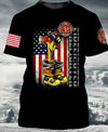 Maxcorners Volunteer Firefighter 3D Full Print, Attractive Apparel For Firefighter Lovers LM1911
