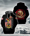 Maxcorners Volunteer Firefighter 3D Full Print, Attractive Apparel For Firefighter Lovers LM1911