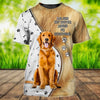 Joycorners Golden Retriever Kisses Fix Everything 3D Custom Name And Dog Full Print Shirts
