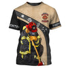 Maxcorners Firefighter Shirts Once A Firefighter Always A Firefighter 3D Shirt LM1911