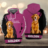 Joycorners Golden Retriever Never Understand 3D Custom Name And Dog Full Print Shirts