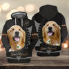 Joycorners Golden Retriever Love 3D Custom Name And Dog Full Print Shirts