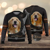 Joycorners Golden Retriever Love 3D Custom Name And Dog Full Print Shirts