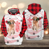 Joycorners Golden Retriever Valentine Day 3D Custom Name And Dog Full Print Shirts