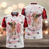 Joycorners Golden Retriever Valentine Day 3D Custom Name And Dog Full Print Shirts