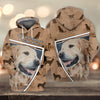 Joycorners Golden Retriever My Heart 3D Custom Name And Dog Full Print Shirts
