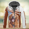 Joycorners Golden Retriever Dont Judge 3D Custom Name And Dog Full Print Shirts