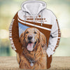 Joycorners Golden Retriever Dont Judge 3D Custom Name And Dog Full Print Shirts