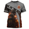 Maxcorners Firefighter Shirts Once A Firefighter Always A Firefighter 3D Shirt LM1911