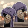 Joycorners Yorkshire Lover Never Walk Alone ( Purple ) 3D Custom Name And Dog Full Print Shirts