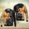 Joycorners Golden Retriever Lover Kiss 3D Custom Name And Dog Full Print Shirts