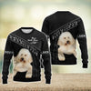 Joycorners Golden Retriever Lover Never Walk Alone Black 3D Custom Name And Dog Full Print Shirts