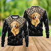Joycorners Golden Retriever Diamond 3D Custom Name And Dog Full Print Shirts
