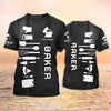 Joycorners Custom Baker T Shirt Bakery Chef Uniform Black