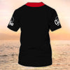 Joycorners Chef Cook T Shirts 3D Custom Name Chef Uniform Shirt