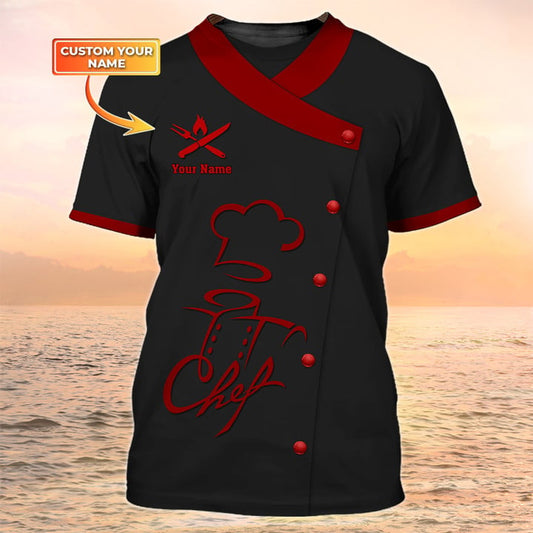 Joycorners Chef Uniforms Chef Wear & Chef Clothing for Restaurants Custom Chef Tshirt