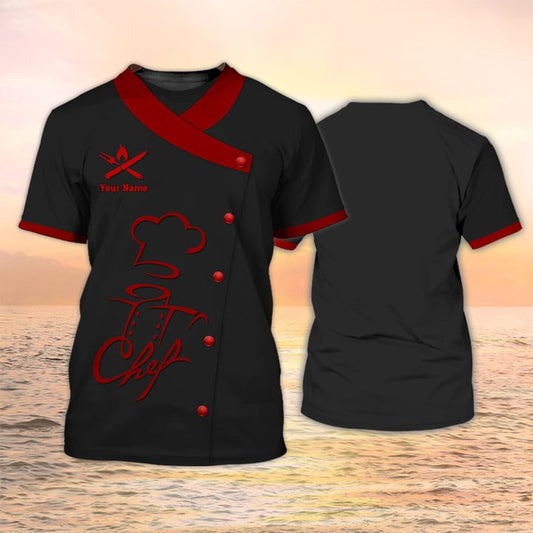 Joycorners Chef Uniforms Chef Wear & Chef Clothing for Restaurants Custom Chef Tshirt