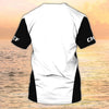 Joycorners Chef Clothing Chef Custom Tshirt Black & White Parttern Chef Uniforms