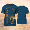 Joycorners Chef Shirt Chef Apparel Chef Wear Cook Personalized T-Shirt