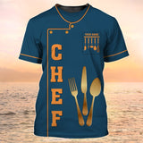 Joycorners Chef Shirt Chef Apparel Chef Wear Cook Personalized T-Shirt