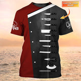 Joycorners Chef T Shirts Custom Cook Shirt Knives T Shirts Black & Red
