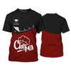 Joycorners Chef Tee Shirt Chef Wear Cook Clothing Custom Chef Uniform Black & Red