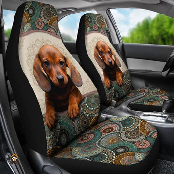 Joycorners Get In Sit Down Dachshund Seat Covers Universal Fit (2Pcs)