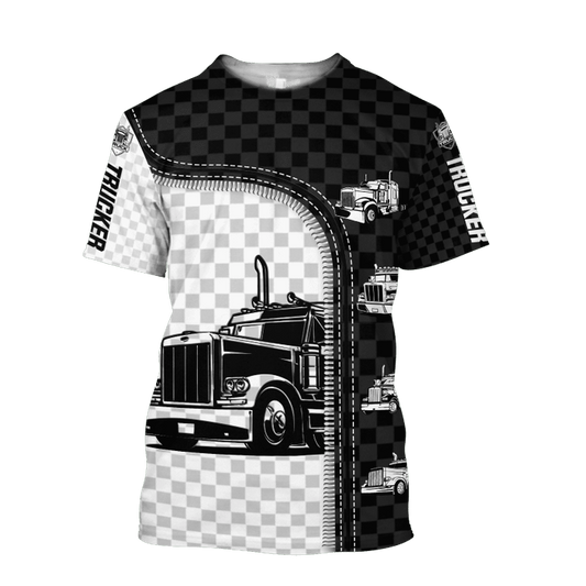 Joycorners Truck Personalized Name Shirts Truck Driver Lover