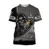 Joycorners Custom Name Mechanic Skull Pattern Printed 3D Shirt