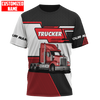 Joycorners Truck Personalized Name Shirts Truck Driver Lover