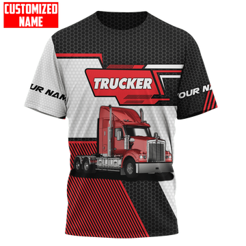 Joycorners Truck Personalized Name Shirts Truck Driver Lover