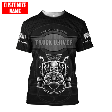 Joycorners Truck Personalized Name Shirts Truck Driver Lover