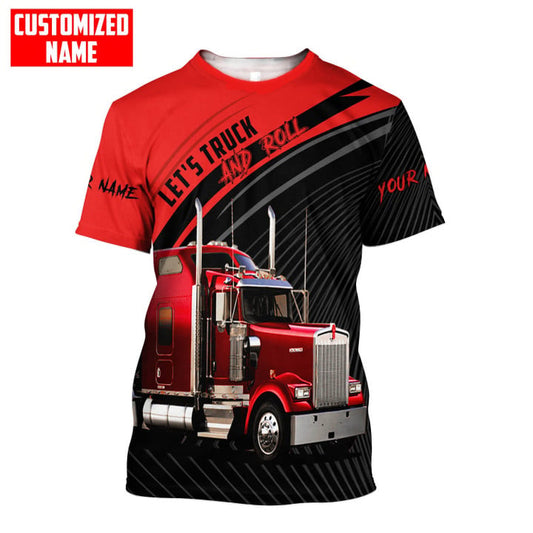 Joycorners Premium Personalized Unisex All Over Printed Trucker 3D Hoodie 8 LM2209