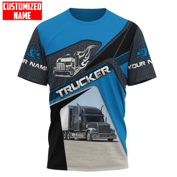 Joycorners Truck Personalized Name Shirts Truck Driver Lover