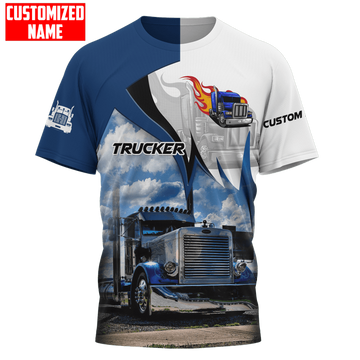 Joycorners Truck Personalized Name Shirts Truck Driver Lover