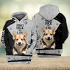 Joycorners Welsh Corgi Lover Humans Suck Get A Dog 3D Custom Name And Dog Full Print Shirts