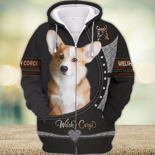 Joycorners Welsh Corgi Lover 3D Custom Name And Dog Full Print Shirts