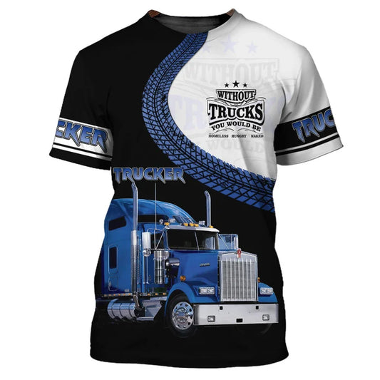 Joycorners Truck Personalized Name Shirts Truck Driver Lover