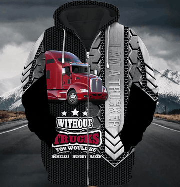 Joycorners I Am Trucker 3D Full Print Shirts