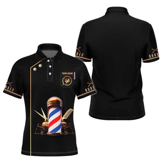Barber Clothing Personalized Name 3D Shirt