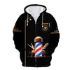Barber Clothing Personalized Name 3D Shirt