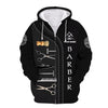 Barber Tools Personalized Name 3D Shirt