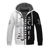 Joycorners CHEF PERSONALIZED TEE SHIRT CHEF APPAREL CHEF WEAR COOK SHIRTS CHEF UNIFORM BLACK & WHITE
