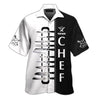 Joycorners CHEF PERSONALIZED TEE SHIRT CHEF APPAREL CHEF WEAR COOK SHIRTS CHEF UNIFORM BLACK & WHITE